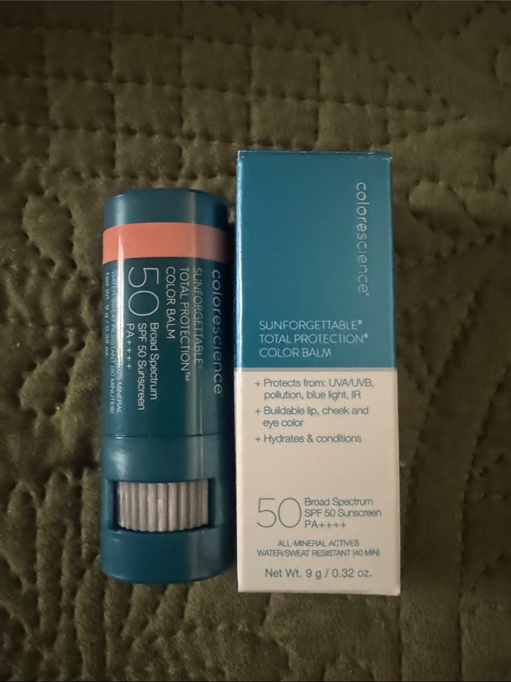 Sunforgettable Total Protection Color Balm SPF 50 - Teal/Coral